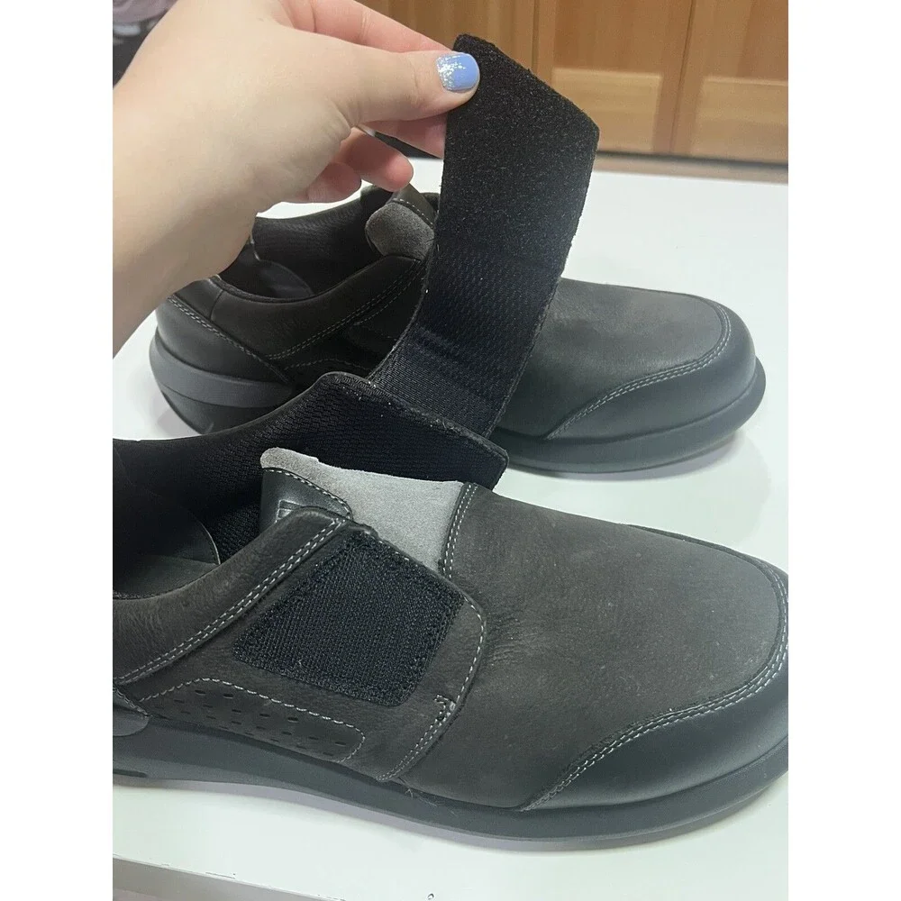 Drew Marshall 44011 Black Nubuck Leather Shoes Men’s Size 13 W